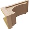 Ekena Millwork 10"W x 20"D x 10"H Wide Emerson Rough Cedar Woodgrain TimberThane Corbel, Primed Tan CORUR10X20X10EMRRCPR - alternate 2